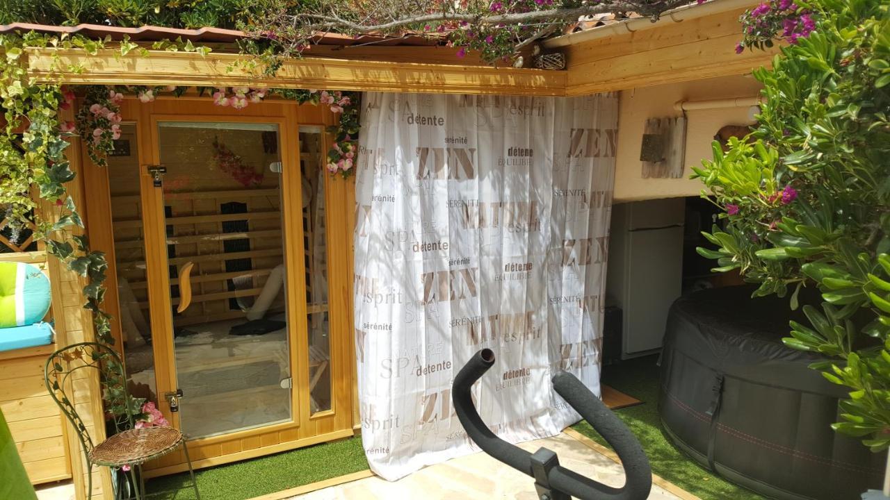 Nouveau ! Chambre D'Hote Insolite Privee " Coeurs De Pirates A Bali En Provence" Spa Sauna Massages Dans Cadre Exotique D'Amenagements Exterieurs D'Exception Ete Comme Hiver Bienvenue !!! 滨海卡瓦莱尔 外观 照片